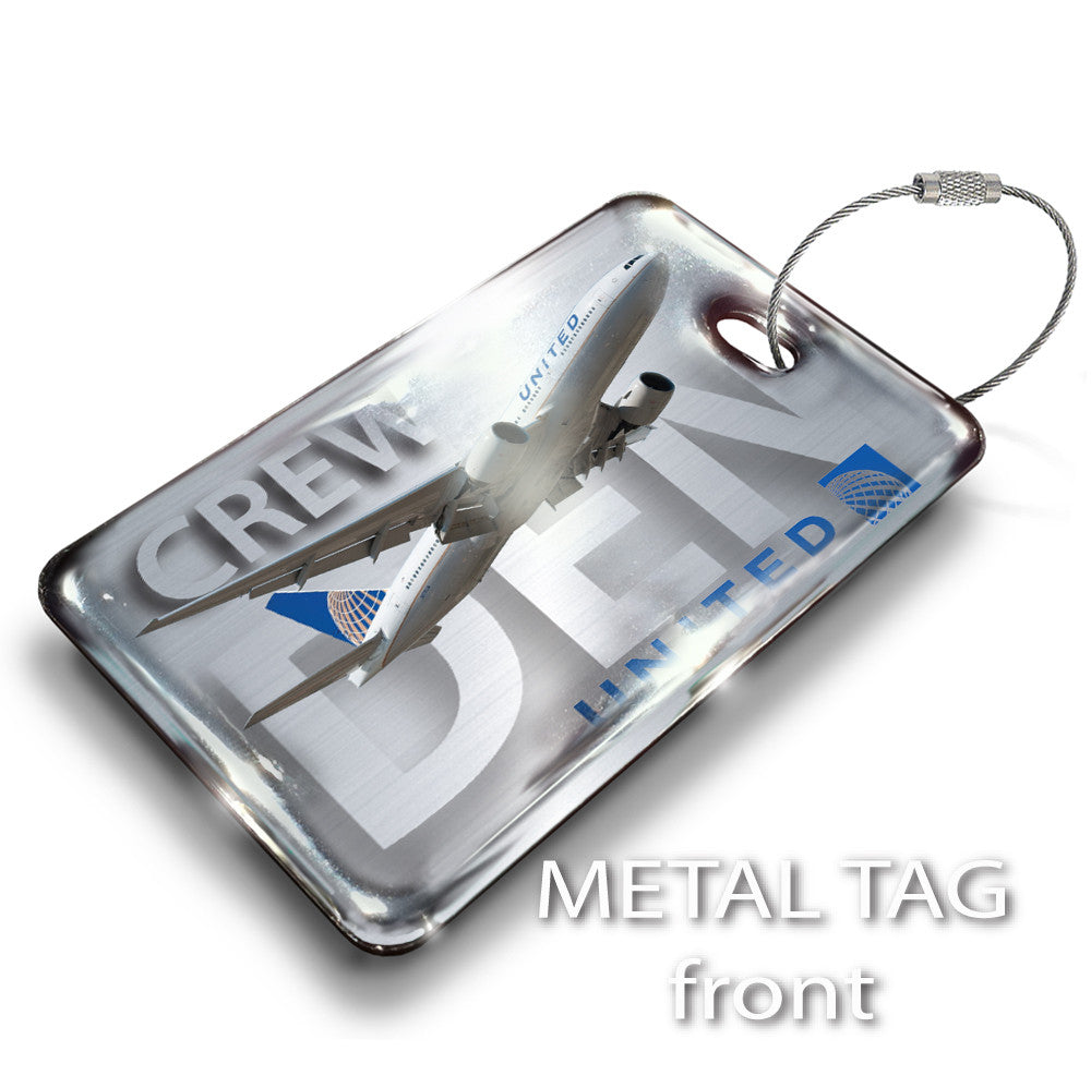 United Landscape 2- B777 (Base Tags) Luggage Tag United Landscape 2- B777 (Base Tags)