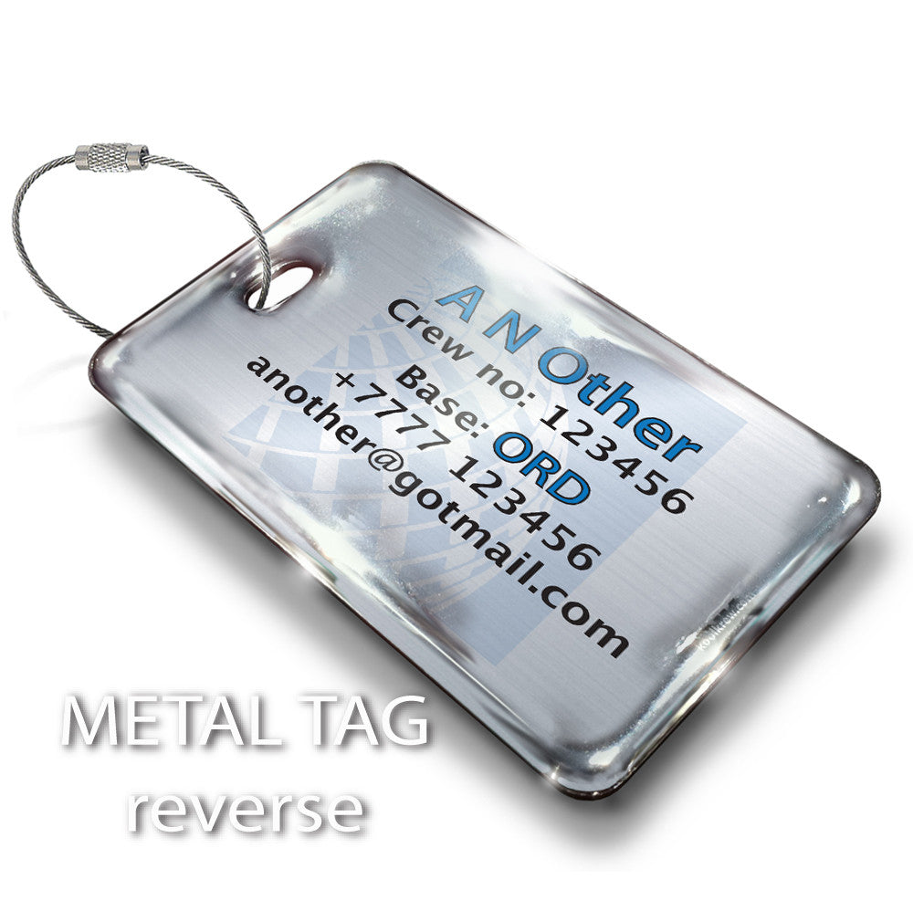 United Landscape 2- B777 (Base Tags) Luggage Tag United Landscape 2- B777 (Base Tags)