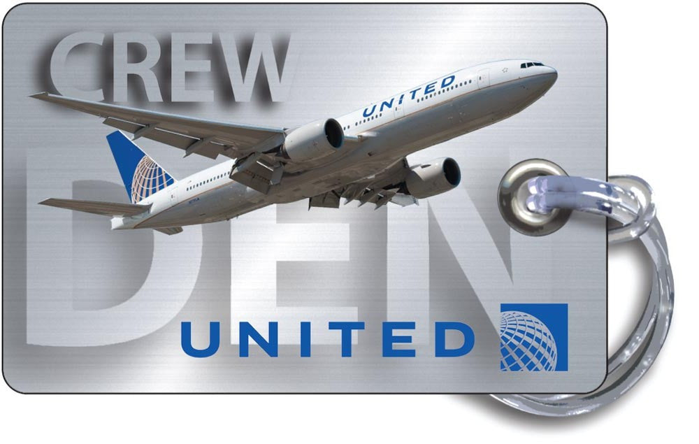 United Landscape 2- B777 (Base Tags) Luggage Tag United Landscape 2- B777 (Base Tags)
