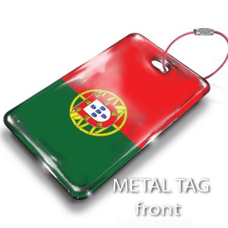 Portugal Flag Luggage Tag