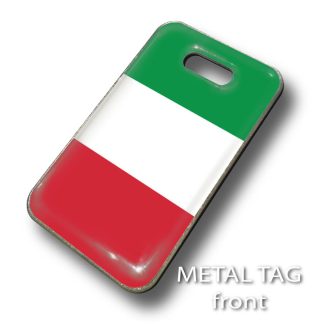 Italy Flag Luggage Tag