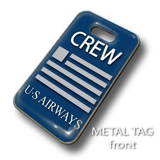 US Airways Blue — metal front