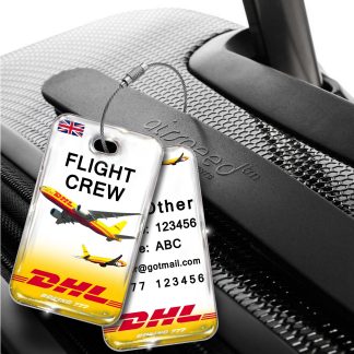 DHL B777 Portrait White
