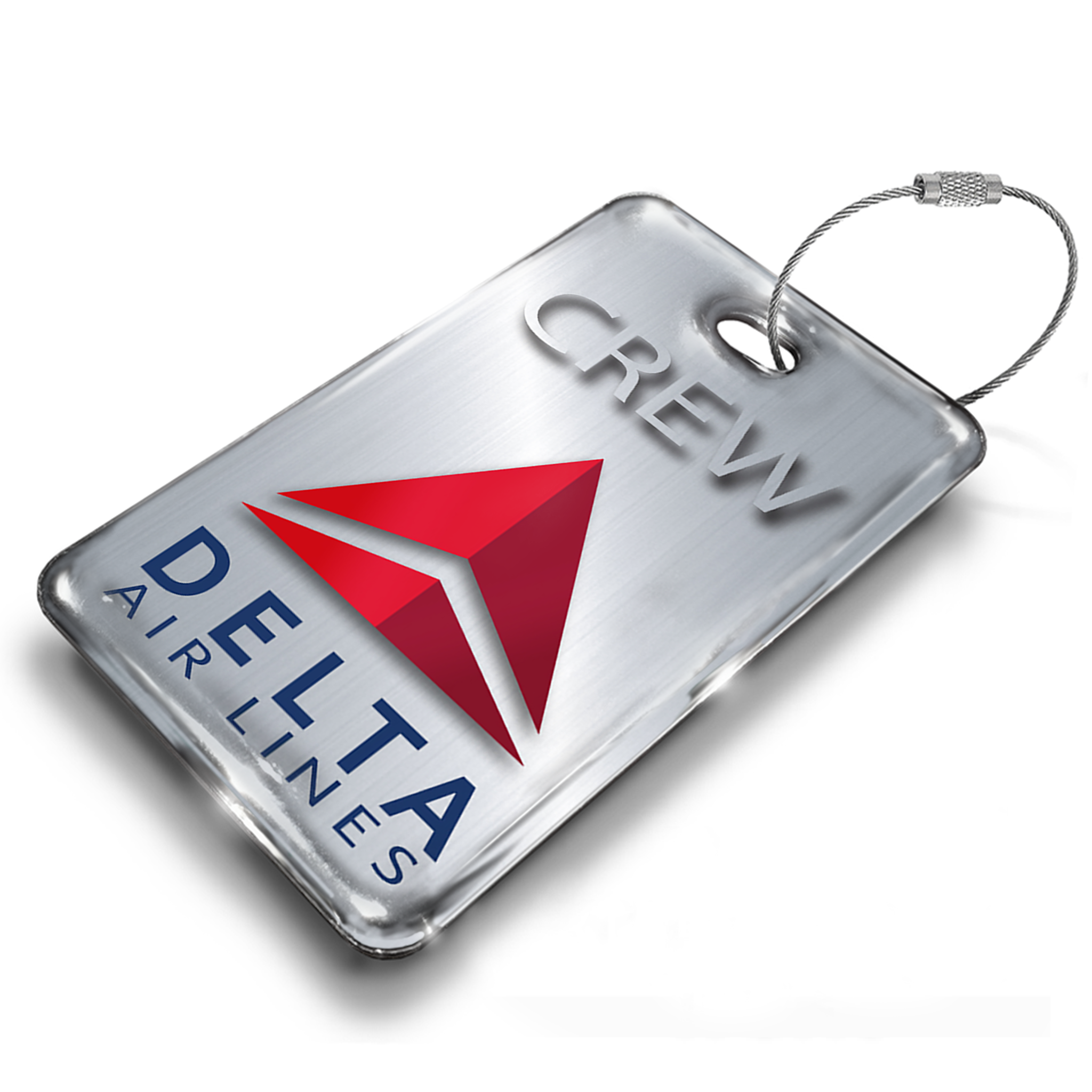 Delta Logo Portrait Luggage Tag Delta Logo Portrait