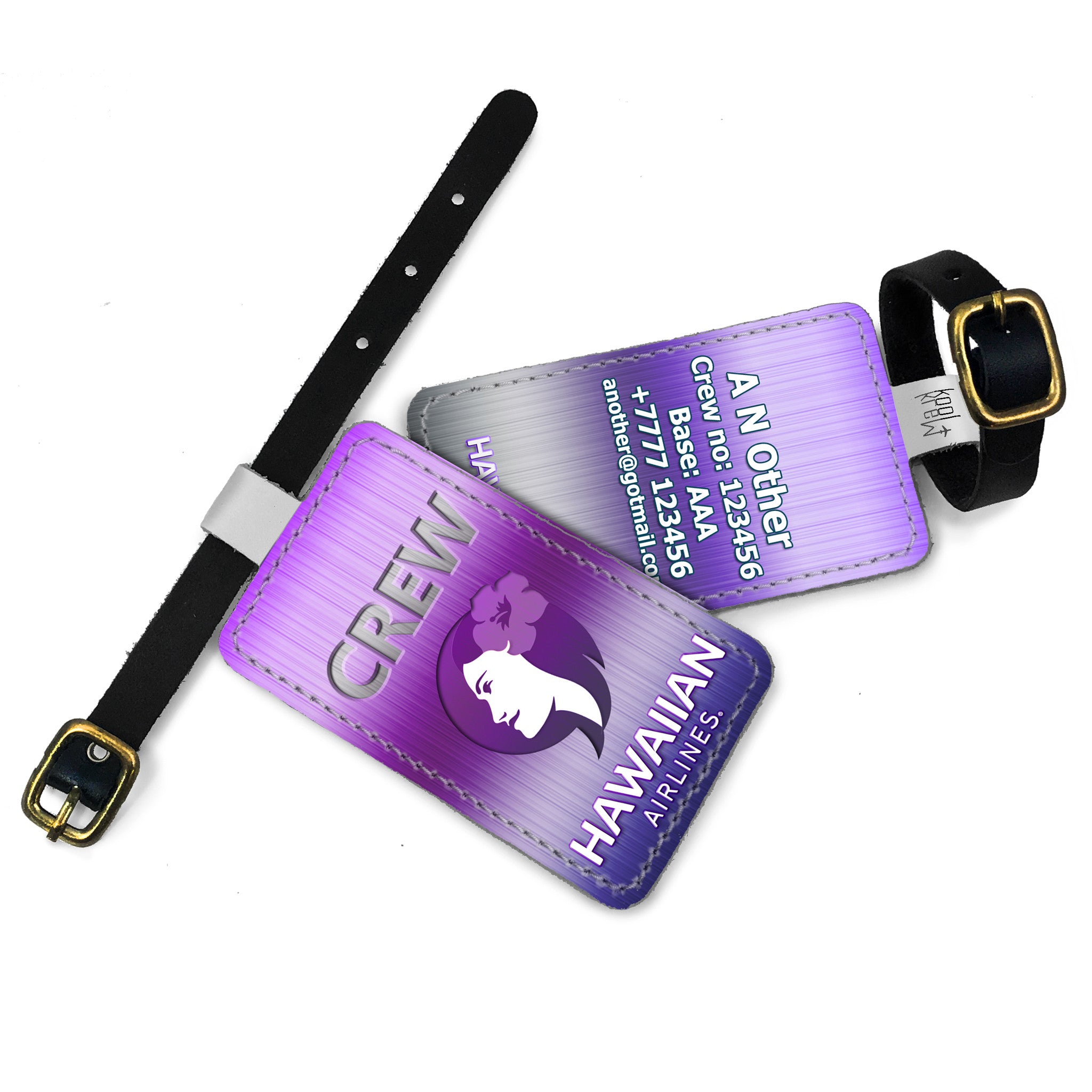 Hawaiian Airlines Portrait Luggage Tag Hawaiian Airlines Portrait