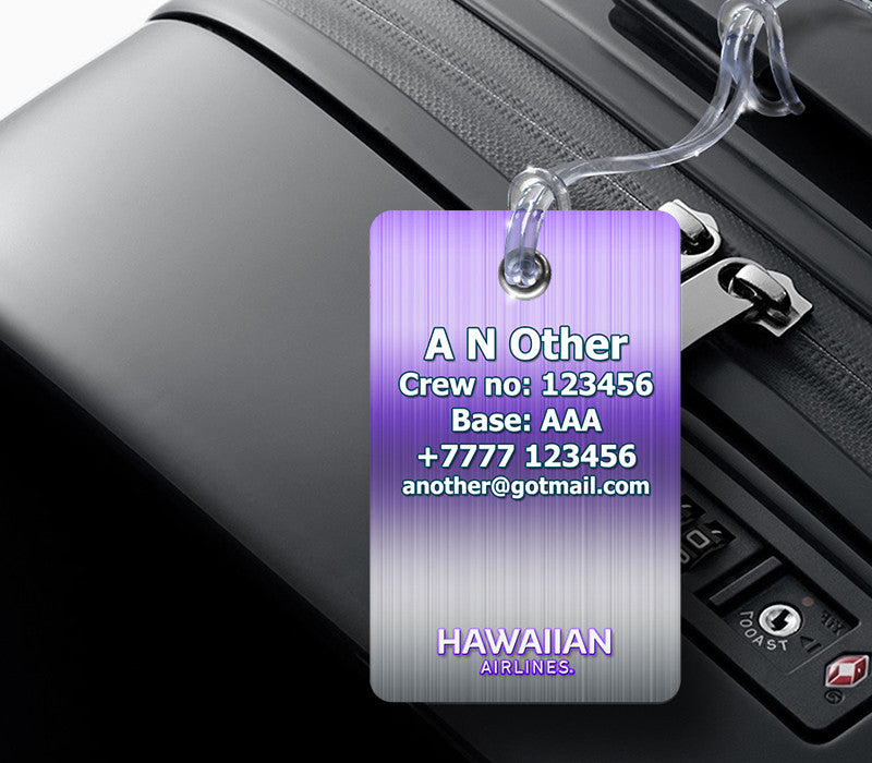 Hawaiian Airlines Portrait Luggage Tag Hawaiian Airlines Portrait