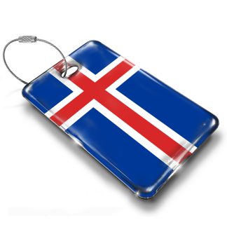 Iceland Flag Luggage Tag