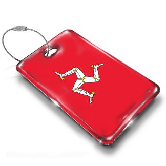 Isle Of Man-Flag Luggage Tag