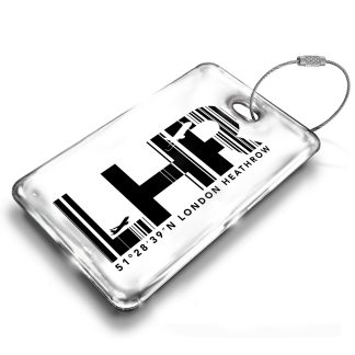 LHR Base Tag — metal front