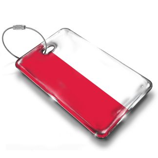 Poland Flag Luggage Tag