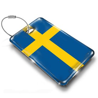 Sweden Flag Luggage Tag