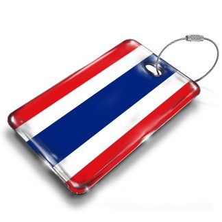 Thai Flag Luggage Tag