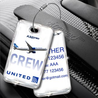 United Airlines A321 neo Tag White