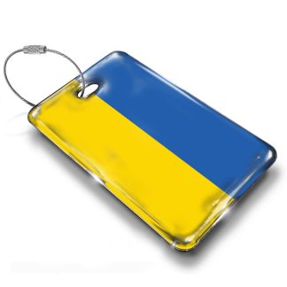 Ukraine Flag Luggage Tag