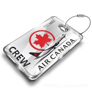 Air Canada B737 MAX Luggage Tag