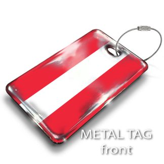 Austria Flag Luggage Tag