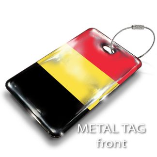 Belgium Flag Luggage Tag