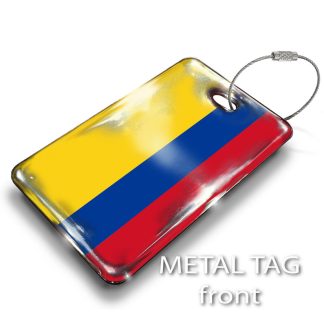 Colombian Flag Luggage Tag