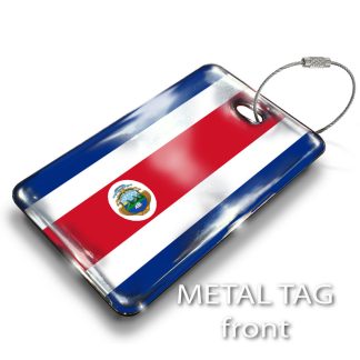Costa Rica Flag Luggage Tag