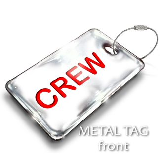 CREW WHITE Luggage Tag