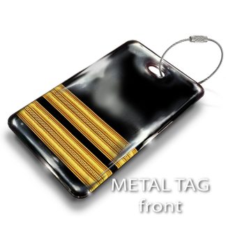 First Officer II Portrait Luggage Tag