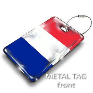 France Flag Luggage Tag