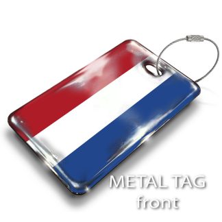 Netherlands Flag Luggage Tag