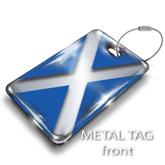 Scottish Flag Luggage Tag