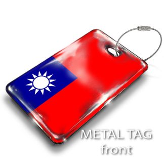 Taiwan flag Luggage Tag