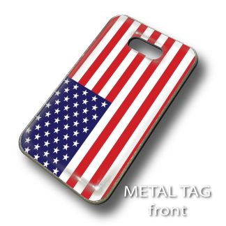 USA Flag Luggage Tag