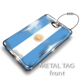 Argentinian Flag Luggage Tag