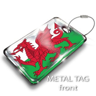 Wales Flag Luggage Tag